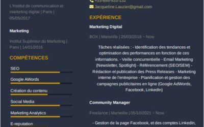 CV marketing : exemples + conseils + modèle 2021